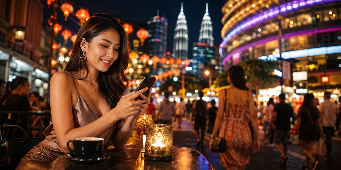 Pengguna Kuala Lumpur menyemak bonus rebat dan ganjaran dalam akaun mereka